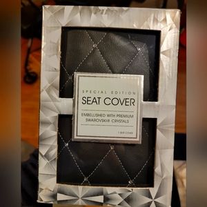 Swarovski leather seat cover